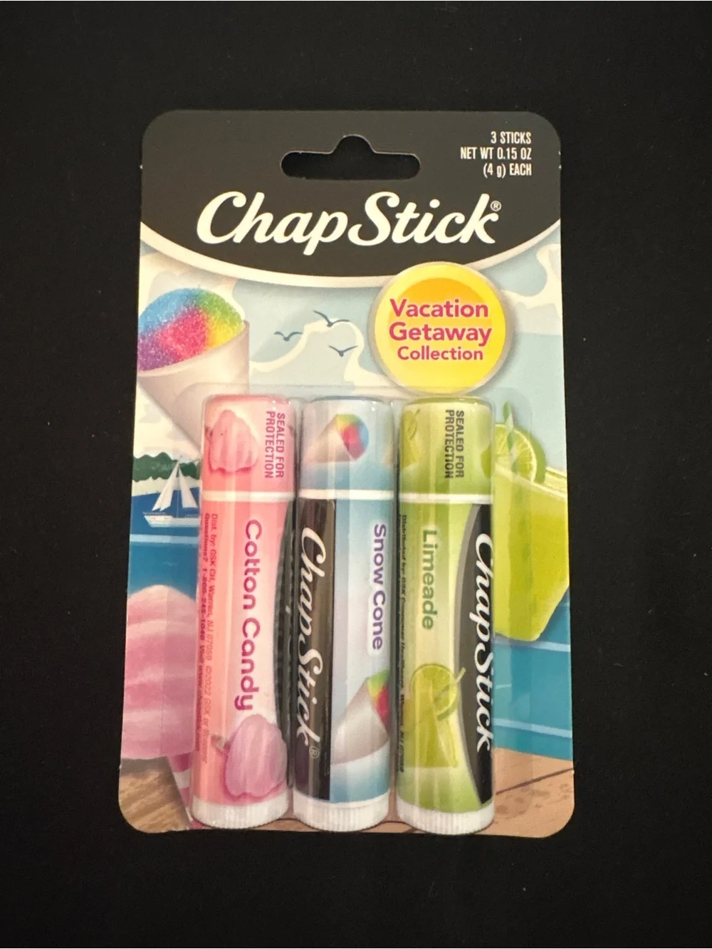 Chapstick vacation getaway